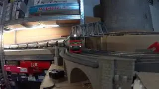 H0 Regalanlage ESU 24 Gaskesselwagen Vorbeifahrt