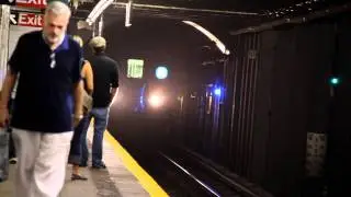 R42 A train enters 181st