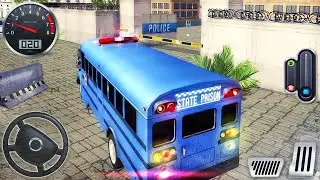 Offroad Police Bus Driver - Coach Hill Dangerous Duty Drive Simulator - Android GamePlay
