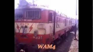 WAP1 WAM4 WDG4 WDM3A WDM2A and WAP7 With Satavahana Express