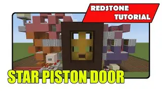 Star Piston Door (Minecraft Xbox TU23/CU11/PlayStation CL1.15)