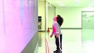 YONGIN INTERNATIONAL KIDS LIBRARY | Bricks Fantasy Interactive Media Wall