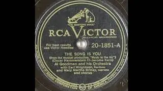 Al Goodman & his orchestra - The Song Is You (1946)