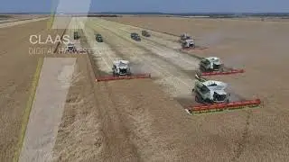 CLAAS Digital Harvest 2025 - Ziua 5 - Combine &icirc;n formație
