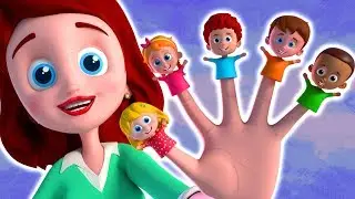 Finger Family Song | Schoolies Cartoons  For Children | Kindergarten Nursery Rhymes by Kids Channel