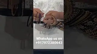 Blue Colour Coustomised Bangles set, WhatsApp us on +917972380643