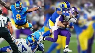 The Rams defense racked up NINE sacks to tie a NFL Playoffs record! 😤