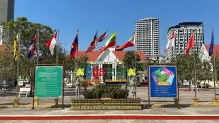 សាលារៀនភ្នំដូនពេញ / Daun Penh School in Phnom Penh City, Cambodia 