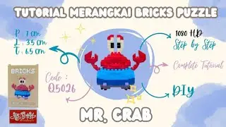 Tutorial DIY Micro Bricks Mr. Crab Q5026 (zhiduopin) | How To Build Mr. Crab #PuzzLead