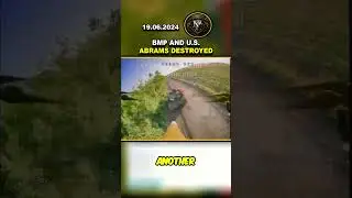 💥 HUGE LOSSES ON UKRAINIAN FORCES: BMP AND U.S. ABRAMS DESTROYED #shorts #drones #abram #tanks