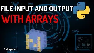File input & output with arrays #09
