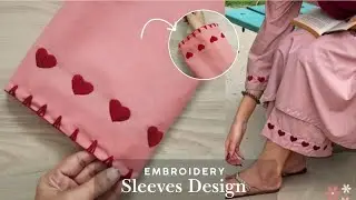 Trending Sleeve Design 🥀 Sleeves Embroidery Design | Handwork Suits | Most viral