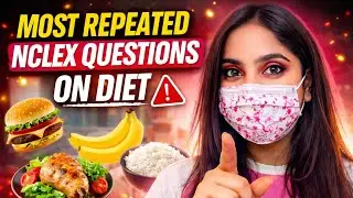 &ldquo;Top 30 NCLEX Diet Questions EVERY Nurse Must Know 😱🍎 #NCLEXPrep&rdquo; #nclexwithginni