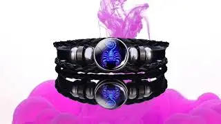 Zodiac Leather Bracelet   video