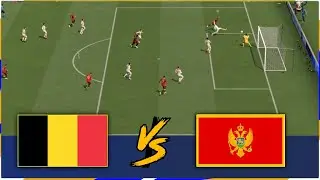 Belgium vs Montenegro | International Friendly Match | Full Match All Goals | Pes21 Gameplay