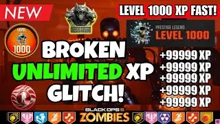 NEW SOLO UNLIMITED XP GLITCH BO6 Zombies! (Level 1000 + Unlock Everything FAST in Season 5 Reloaded)