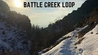 Battle Creek & Grove Creek Loop: Solo in Snow