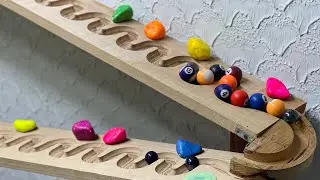 Long & Crazy Marble Race on the HABA Track
