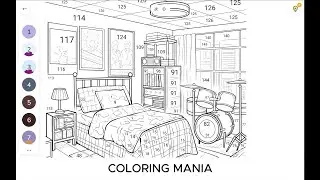 coloring bed with relax #art #relaxing