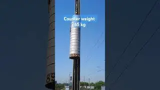 ATD COUNTER WAIGHT #COUNTERWAIGHT #civilengineering #ohe #ssp #construction #electrical