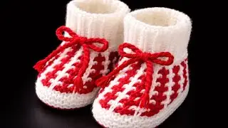 New way to make baby socks | Easy Woolen Baby Socks Knitting Tutorial | Kanha Knitter
