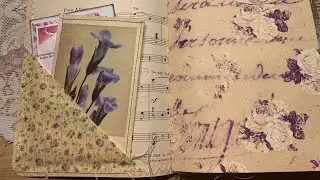 Vintage Purple Junk Journal