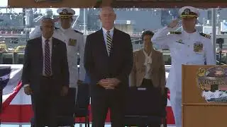 Attack Submarine Montana Commissioning