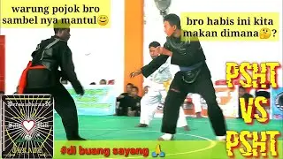 (vlog) PSHT VS PSHT sorong. adu skill terbaik kedua pesilat, penonton heboh!!