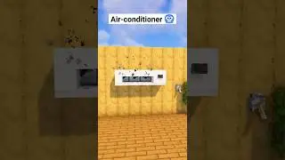 Minecraft how to make Air-conditioner🥶 #minecraft #shorts
