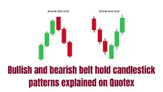 BULLISH AND BEARISH BELT HOLD CANDLESTICK PATTERNS EXPLAINED ON QUOTEX │FIRST $1,000 DOLLARS