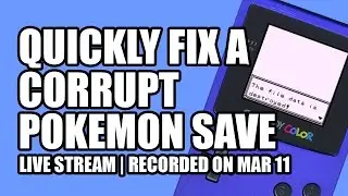 Quickly Fix a Corrupt Pokemon Save - Coffee with mmmStephen EP 8