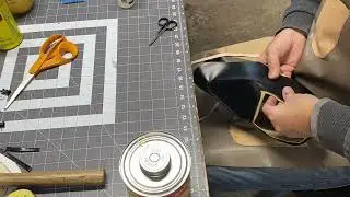 Building a dress moccasin upper (part 2) #custom #made #shoes #handcraftedshoes #mensfashion 