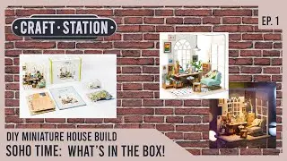 The Craft Station Builds&hellip;Rolife Miniature House Soho Time | Ep 1 What's in the box?