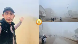 Hyderabad Roads Under Fog 😳 | 0 Visibility | Fog Hi Fog Har Taraf