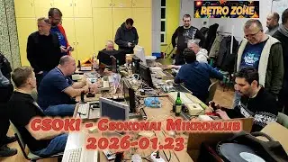 Csokonai mikroklub - 2026.01.23 | clip (The C64, VTC, Atari 800 XL, Dreamcast, Amiga 500+, Homelab)