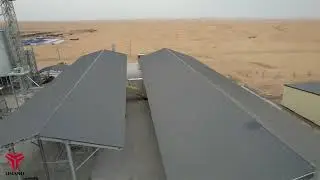 Drone's-eye view for UHAND Smart Feeding System (1/3) #agriculturalmachinery #agriculture #farm