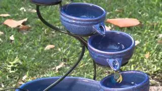 Smart Solar Ceramic Solar Cascade Fountain