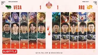 [VOD] Vesakha vs RRQ | Game 3 | IKL Fall 2025 | Week 2 Day 1