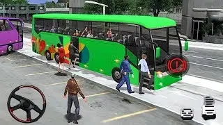 Auto Bus Driving Offroad- City Coach Driver Simulator 2019 - Android Gameplay [HD]