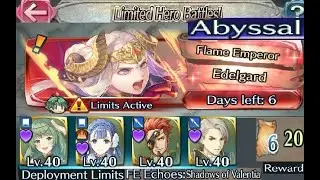 The battle with Limited unit : Vs. Legend! Edelgard - Abyssal (with F2P units No SIs but Seals)