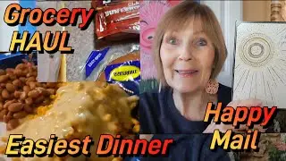 Grocery HAUL☆Easiest Dinner☆Happy Mail #fridayhauls #mixitupinthekitchen #groceryhaul #dinnerideas 