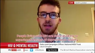 HIV & Mental Health Report from National AIDS Trust - Sky News
