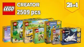 All LEGO&reg; Creator 3in1 March 2023 (21in1)[2509 pcs] Step-by-Step Instructions @TopBrickBuilder