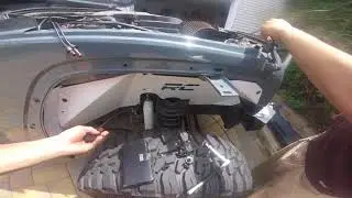 Wrangler gets inner fenders and fenderless