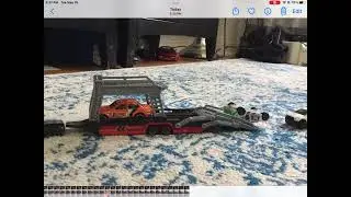 Hot wheels crash 6: Work accident. (Hot wheels stop-motion)
