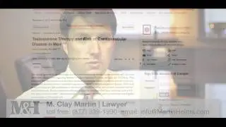 Low Testosterone Therapy Lawsuit  877-539-1990