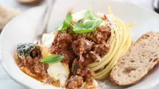 20 Minute Heirloom Tomato Basil Chicken Parmesan Bolognese