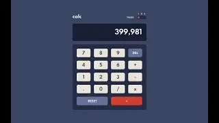 Calculator | Multiple toggle effect | HTML5 & CSS3 & JS (PART 1)