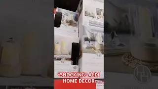 Aldi HOME DECOR You WONT Believe 😳 #aldi #aldihomedecor #shopwithme #shorts
