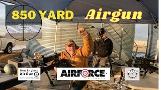 Airforce Texan LSS .257 hits two balloons at 850 yards
